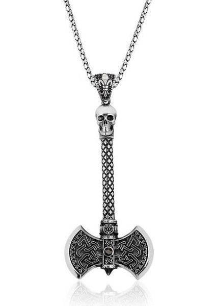 Gümüş Balta Erkek Kolye fiyatları