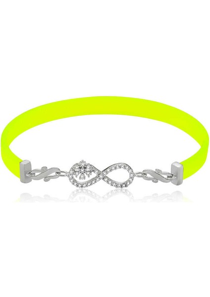 Gümüş Sarı Sonsuzluk Bayan Bileklik fiyatları