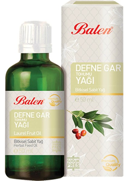 Defne-Gar Tohumu Yağı 50 ml