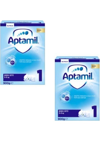 1 Bebek Maması 0-6 Ay 900 gr 2 Adet