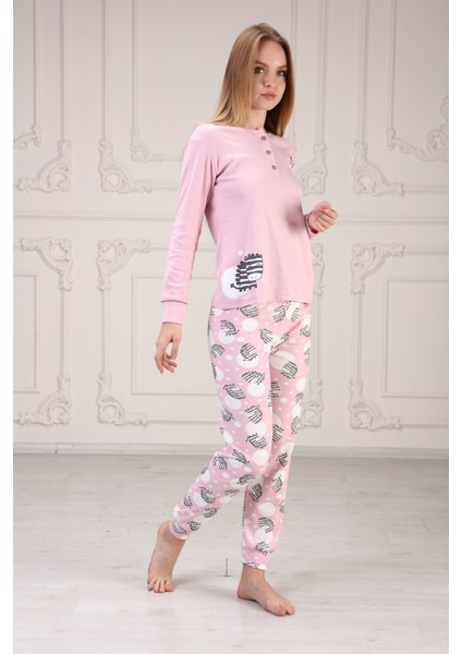 Zebra Baskılı Pijama Takım