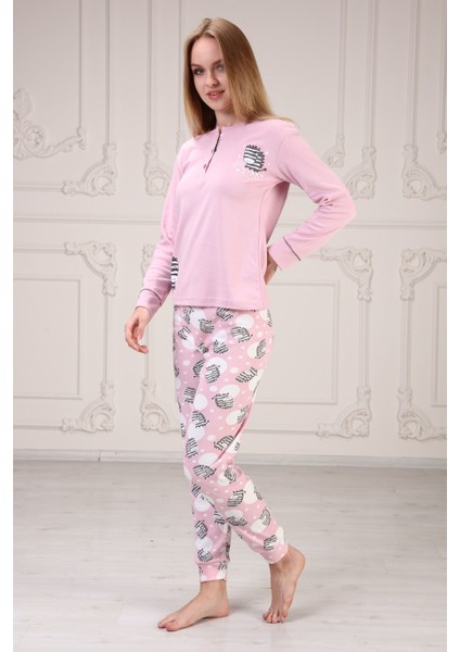 Zebra Baskılı Pijama Takım