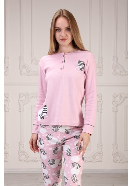 Zebra Baskılı Pijama Takım