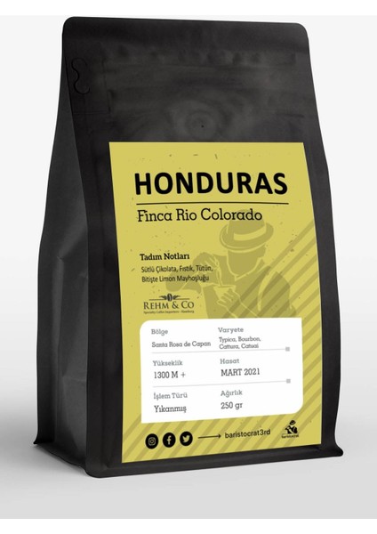 - Filtre Kahve - Honduras Finca Rio Colorado - 250 gr