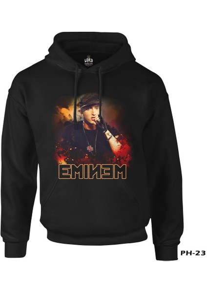 Eminem Siyah Erkek Fermuarsız Kapşonlu fiyatları