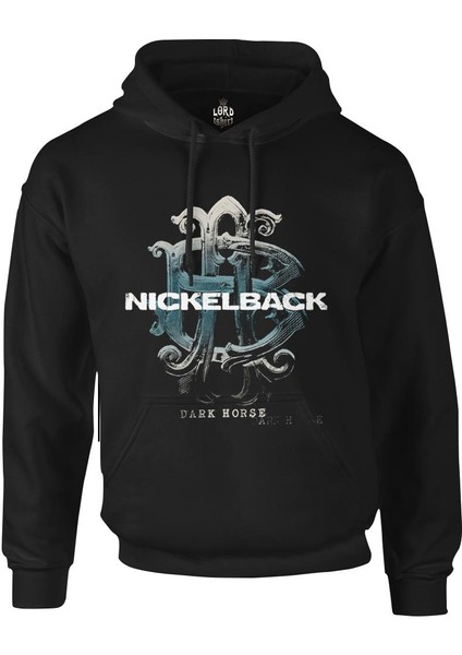Nickelback - Dark Horse Siyah Erkek Fermuarsız Kapşonlu