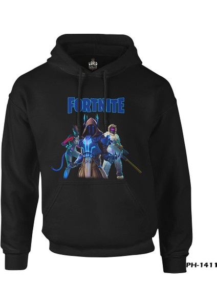 Fortnite - Ice King Siyah Erkek Fermuarsız Kapşonlu fiyatları