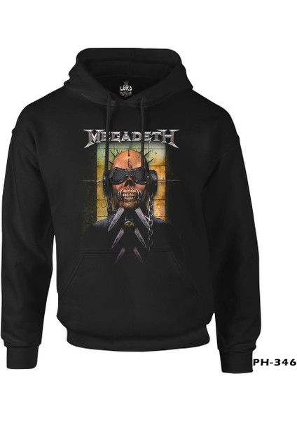Megadeth - Vic 5 Siyah Erkek Fermuarsız Kapşonlu fiyatları