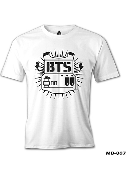 Bts Logo Beyaz Erkek Tshirt fiyatları