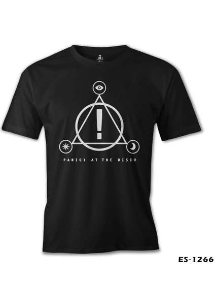 Panic At The Disco! - Triangle Siyah Erkek Tshirt