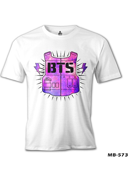 Bts - Logo 3 Beyaz Erkek Tshirt fiyatları