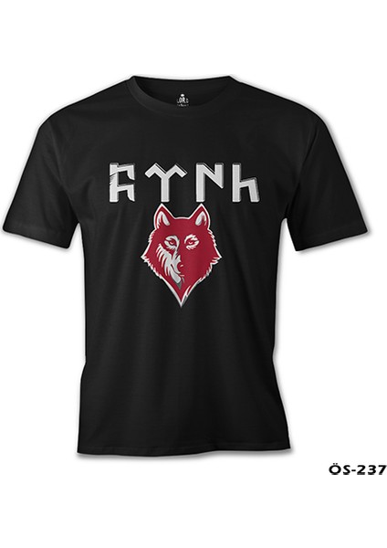 Türk - Kurt Siyah Erkek Tshirt fiyatları