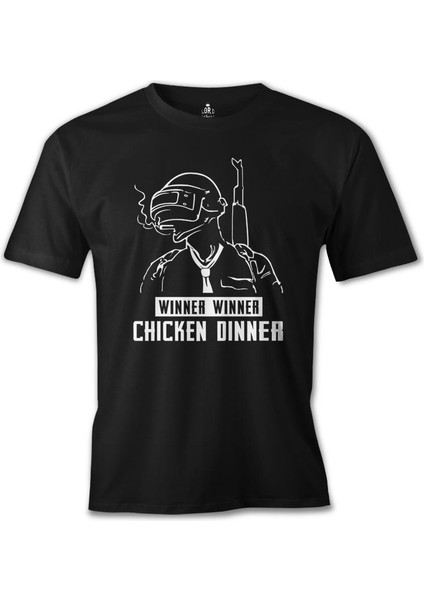 Pubg - Winner Winner Siyah Erkek Tshirt