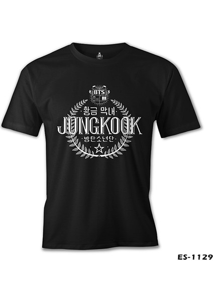 Bts - Jungkook Siyah Erkek Tshirt fiyatları