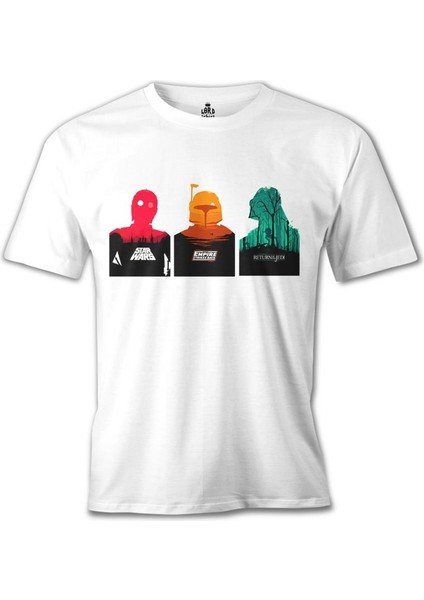 Star Wars - Trinity Beyaz Erkek Tshirt