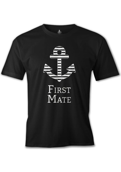 First Mate Siyah Erkek Tshirt
