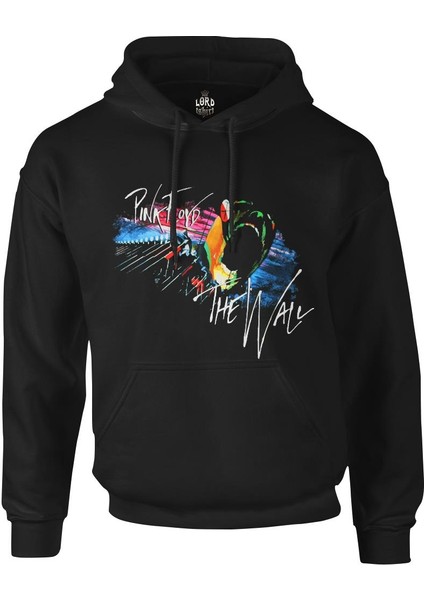 Pink Floyd - The Wall Siyah Erkek Fermuarsız Kapşonlu