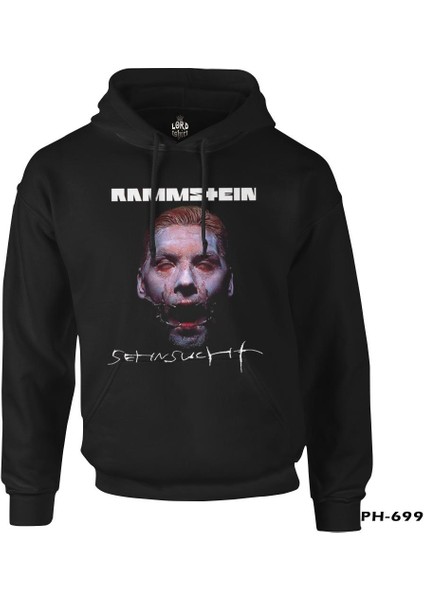 Rammstein - Sehnsucht Siyah Erkek Fermuarsız Kapşonlu