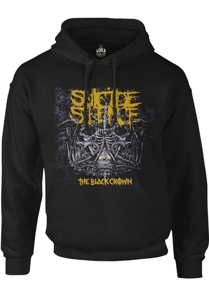 Suicide Silence - The Black Crown Siyah Erkek Fermuarsız Kapşonlu