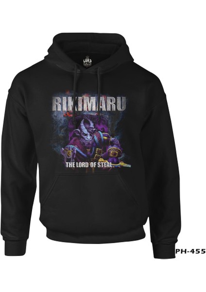 Dota 2 - Rikimaru Siyah Erkek Fermuarsız Kapşonlu