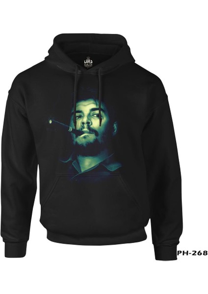 Che Guevara - Smoke 2 Siyah Erkek Fermuarsız Kapşonlu fiyatları