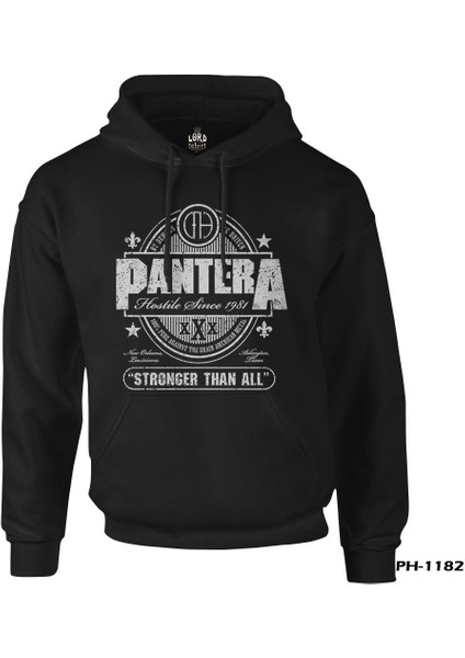 Pantera - Stronger Than All Siyah Erkek Fermuarsız Kapşonlu fiyatları