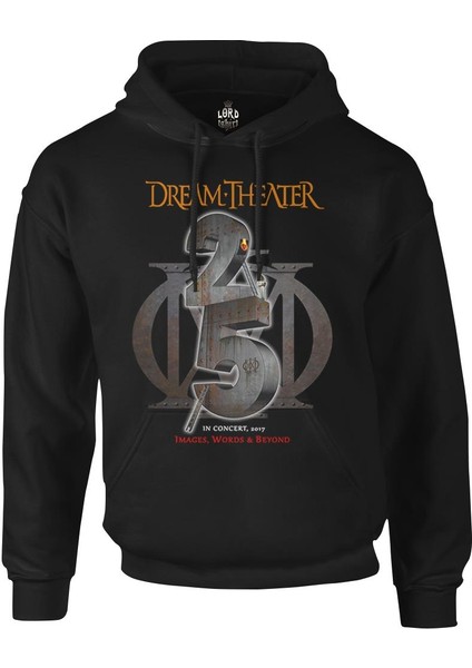 Dream Theater - In Concert 2017 Siyah Erkek Fermuarsız Kapşonlu
