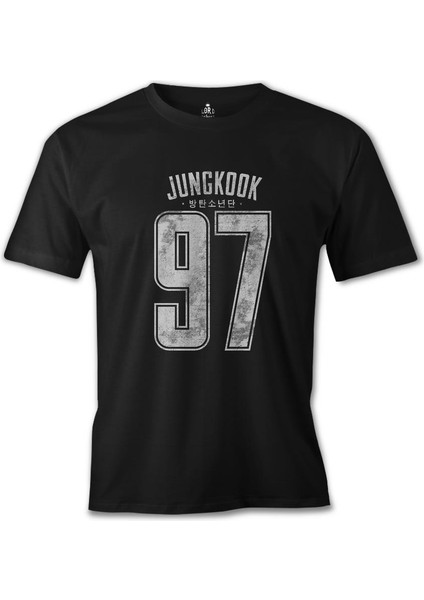 Bts - Jungkook 97 Siyah Erkek Tshirt