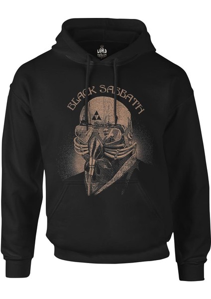 Black Sabbath Siyah Erkek Fermuarsız Kapşonlu