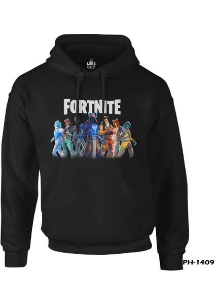 Fortnite - From Darkness Siyah Erkek Fermuarsız Kapşonlu fiyatları
