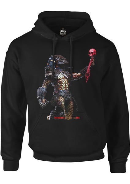 Avp - Predator City Hunter Siyah Erkek Fermuarsız Kapşonlu