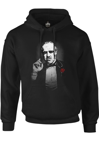 The Godfather - The Rule Siyah Erkek Fermuarsız Kapşonlu