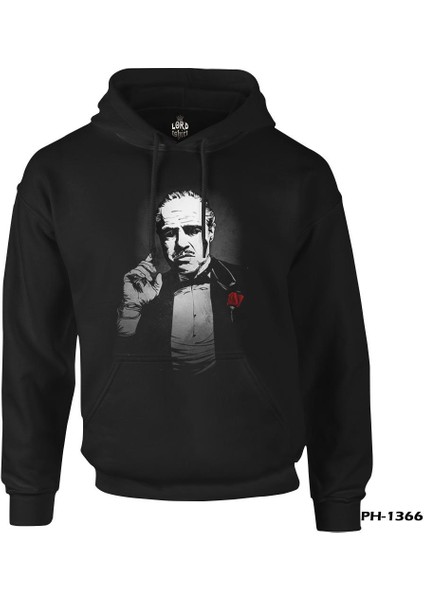 The Godfather - The Rule Siyah Erkek Fermuarsız Kapşonlu