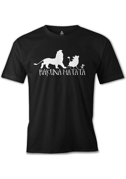 Hakuna Matata - Dont Siyah Erkek Tshirt