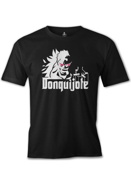 One Piece - Donquijote Siyah Erkek Tshirt