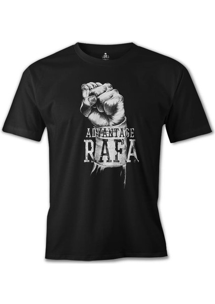 Rafa - Advantage Siyah Erkek Tshirt