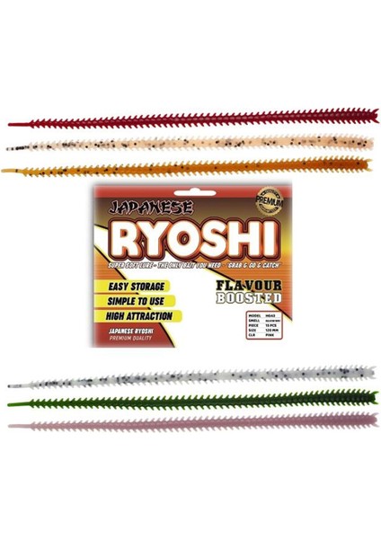 Japanese Ryoshi Red 120MM Y.mersinli Silikon Sahte Yem