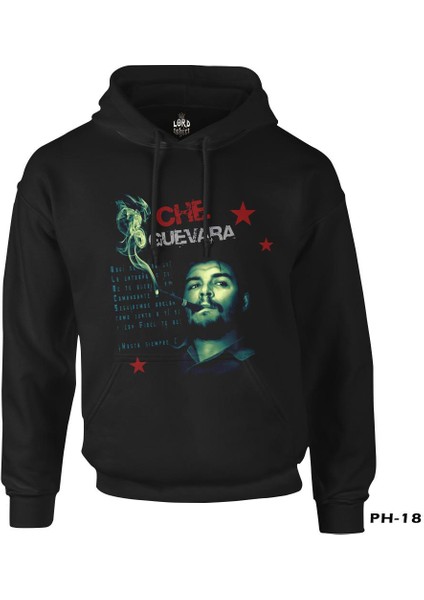 Che Guevara - Smoke Siyah Erkek Fermuarsız Kapşonlu fiyatları