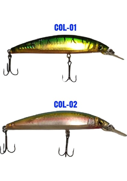 110MM 19GR Rapala Maket Balık - Col:02