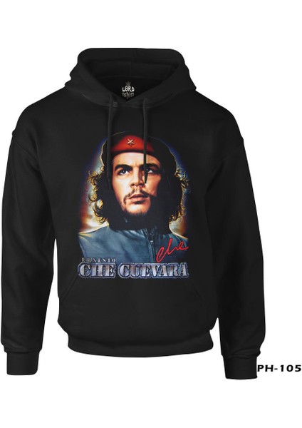 Che Guevara - Classic Siyah Erkek Fermuarsız Kapşonlu fiyatları