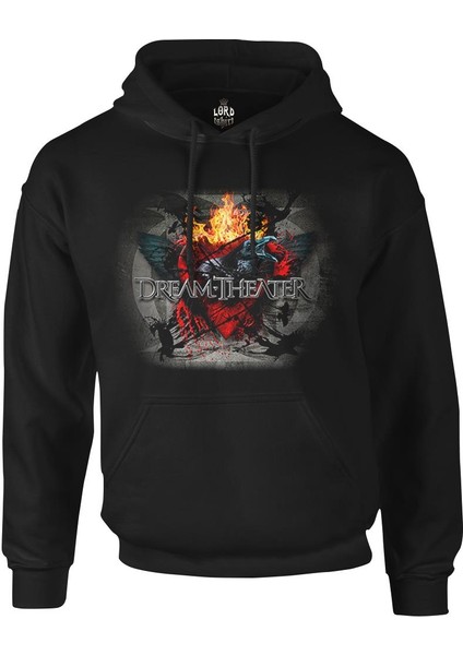Dream Theater - Fire Wings Siyah Erkek Fermuarsız Kapşonlu