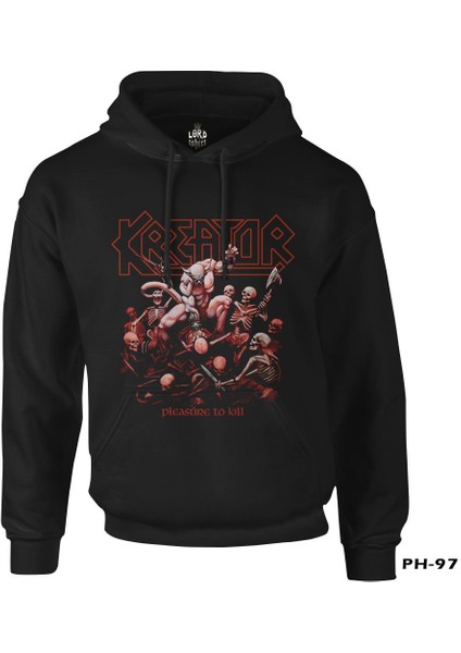 Kreator - Pleasure To Kill Siyah Erkek Fermuarsız Kapşonlu fiyatları