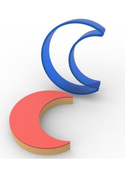 Ay Polikarbon Kurabiye Kalıbı