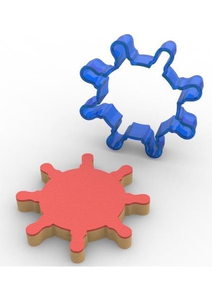 Dümen Polikarbon Kurabiye Kalıbı