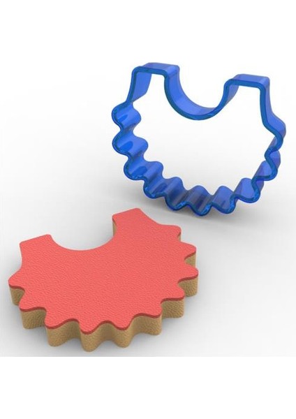 Önlük Polikarbon Kurabiye Kalıbı