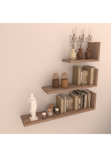 3 Lü Pablo Duvar Raf Seti Sacramento