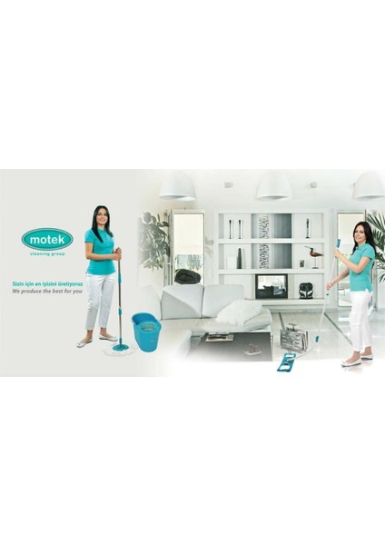Motek Fixmop Mıkrofiber Temizlik Seti 4 Başlıklı fırsatları
