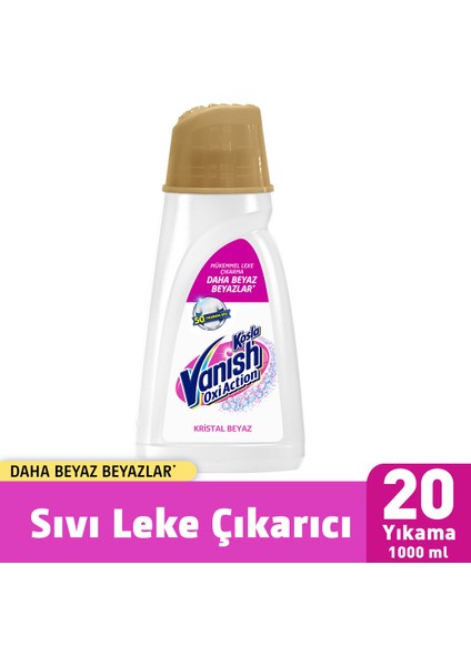 Kosla Gold Çamaşır Deterjanı Leke Çıkarıcı Sıvı 1000 ml Beyazlar İçin