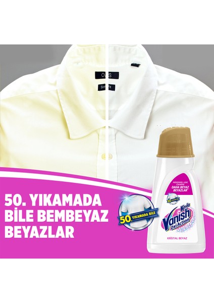 Kosla Gold Çamaşır Deterjanı Leke Çıkarıcı Sıvı 1000 ml Beyazlar İçin indirimleri