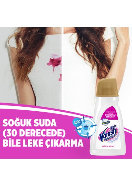 Kosla Gold Çamaşır Deterjanı Leke Çıkarıcı Sıvı 1000 ml Beyazlar İçin